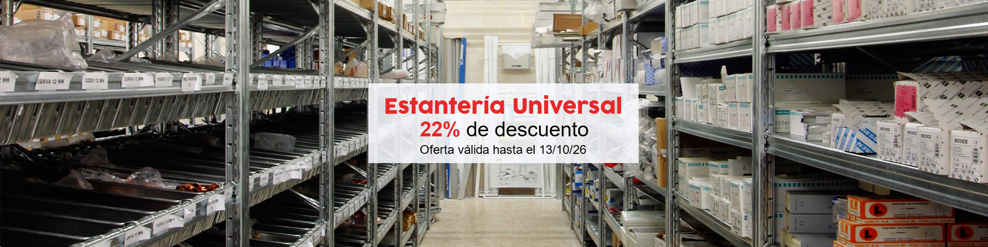 Estanter�as universal para peque�os almacenes